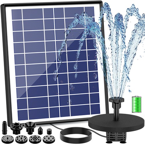 Fontana solare aisitin 5w - fontana, 6,5w