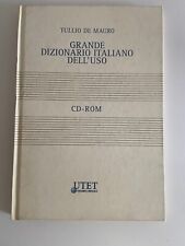 TULLIO DE MAURO GRANDE DIZIONARIO ITALIANO DELL'USO CD-ROM UTET @33 XYZ