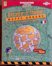 STRADE D'ITALIA mappe urbane x PC CD-ROM BIG-BOX. Originale, da collezione.