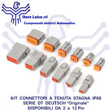 CONNETTORE DEUTSCH SERIE DT06 - DT04 TENUTA STAGNA AUTO MOTO NAUTICA CAMPER 1 PZ