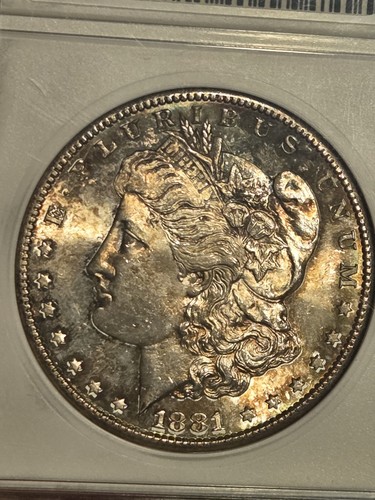 1881 morgan dollar - s, anacs