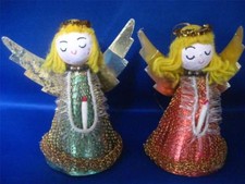 Vtg angels spun cotton head - angels,