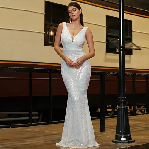 Vestito abito elegante lungo - elegante,