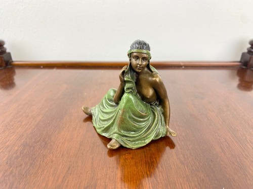 Scultura bronzo donna - scultura, in