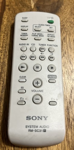 Sony sc31 remote control - sony,