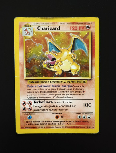 Pokemon charizard holo 4 102 - -, 4/102