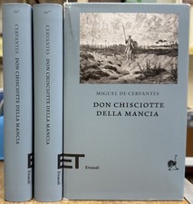 (Narrativa) M. De Cervantes - DON CHISCIOTTE DELLA MANCIA - 2 VOL.  Einaudi 2004