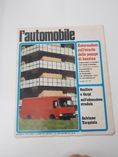 RIVISTA L'AUTOMOBILE IN COPERTINA AUTOVEICOLI LEGGERI FIAT MAR. 1973