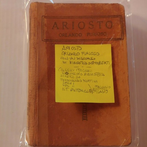 Ariosto orlando furioso - furioso, un