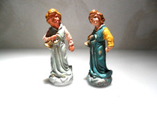 Vintage Set di  Pastorelli Presepe - Statuina angeli- cm 9