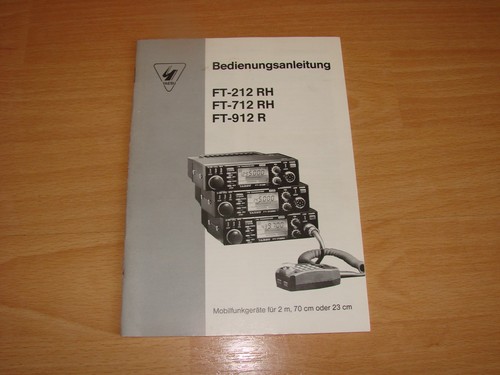 Yaesu 212 manuale di - ft-212, rh