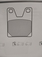 07.YA38.SP COPPIA PASTIGLIE FRENO ROSSE POSTERIORE YAMAHA YZF R7 750 YZF R1 1000