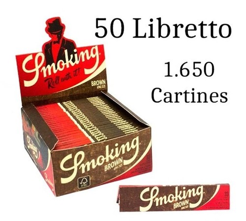 Cartine smoking brown lunghe - cartine,