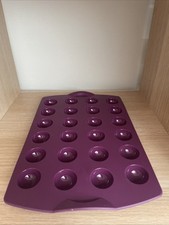 Tupperware Silkonform Dots stampo da forno viola nuovo