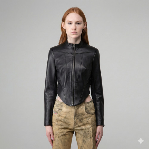 Giacca donna nera - vera, pelle