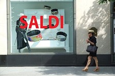 Vetrofania Scritte Saldi