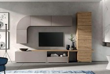 MOBILE PARETE SOGGIORNO CURVO