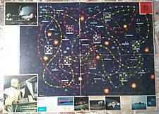 VINTAGE RARO TABELLONE GIOCO UFO DISTRUGGETE BASI LUNA - ANNI 70