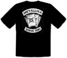 T-shirt nera uomo Metallica