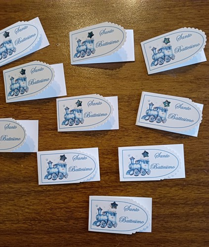 Battesimo 20 bigliettini - battesimo,