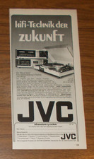 Rara Pubblicità Vintage JVC