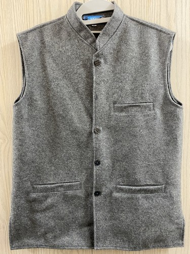 Gilet lana grigio vintage