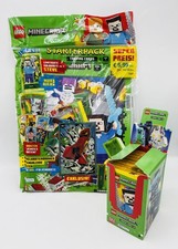 Lego Minecraft Serie 1 Trading Cards - Starterpack + Scatola Box 25 bustine P...