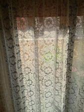 Tenda Pizzo Con Fiori Vintage Country Shabby Design