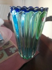 SPLENDIDO VASO IN VETRO DI MURANO VINTAGE ,DESIGN ANNI 60-70