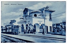 PORTICI Bellavista Stazione circumvesuviana animata Napoli