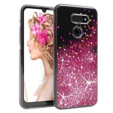 Custodia cellulare per Honor 9X Lite glitter liquido custodia protettiva custodia cellulare cover rosa
