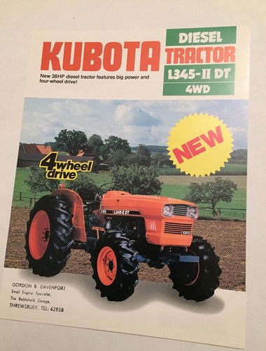 Kubota diesel 4wd trattore - 4wd,