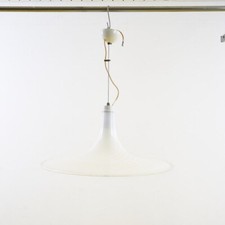 grande lampadario a campana in vetro