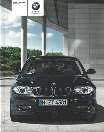 Bmw serie e87 owner - owner's, manual