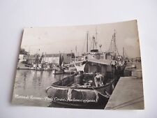 Ravenna - Marina di Ravenna Porto Corsini pescherecci a riposo - sp f. g. 1957