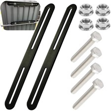 staffe recinzione, fissaggio cassetta postale, in acciaio inossidabile, robus...