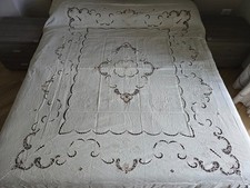 Copriletto in puro lino con