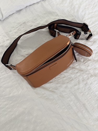 Borsa cintura marrone calvin - marrone,