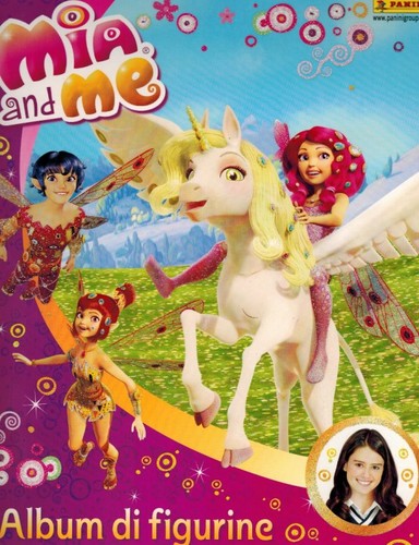 Mia and panini album - me,