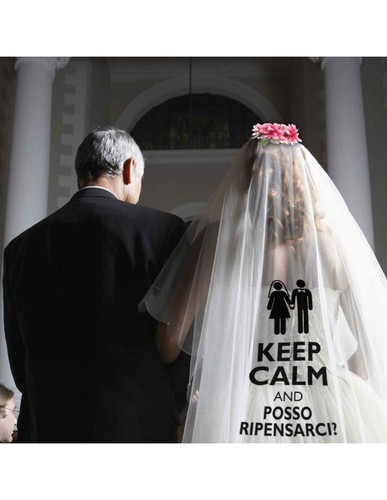 Velo sposa keep calm - da, sposa-keep