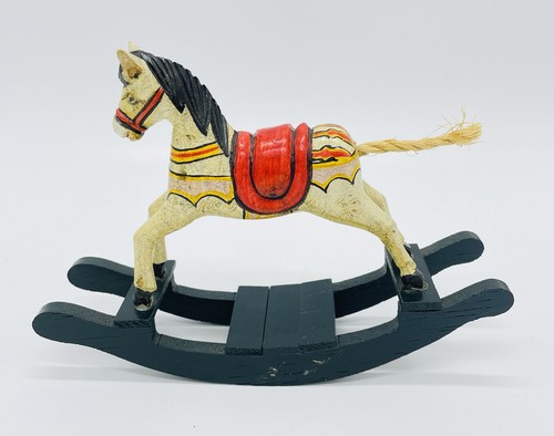 Statuina cavallo dondolo in - statuina,