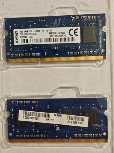 Kingston 2x4 gb 1rx8 - gb,