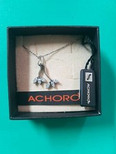 COLLANA IN ARGENTO CON CIONDOLO IN ARGENTO E CON SWAROSKI,,,