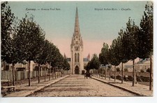 EPERNAY - Marne - CPA 51 - Santé - Hospice Auban Moet - avenue Paul Bert couleur