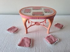 Barbie  Tavolo Da Pranzo Sweet Roses, Anni '80, Mattel Vintage