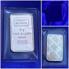 Lingot Argent Pur CREDIT