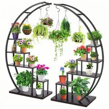 Set 2 scaffali per piante