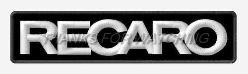 Recaro embroidered patch - recaro,