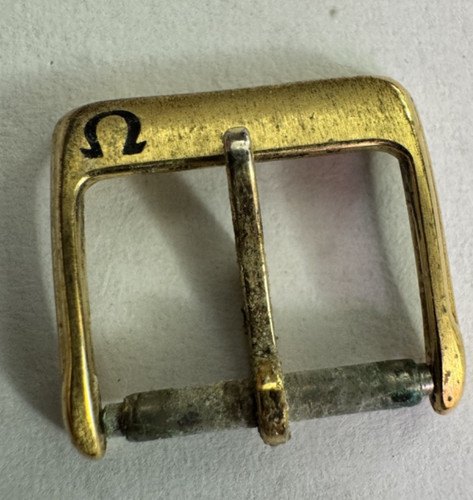 Fibbia omega placcata oro - omega,