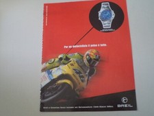 advertising Pubblicità 2000 OROLOGIO BREIL RUNAWAY e VALENTINO ROSSI